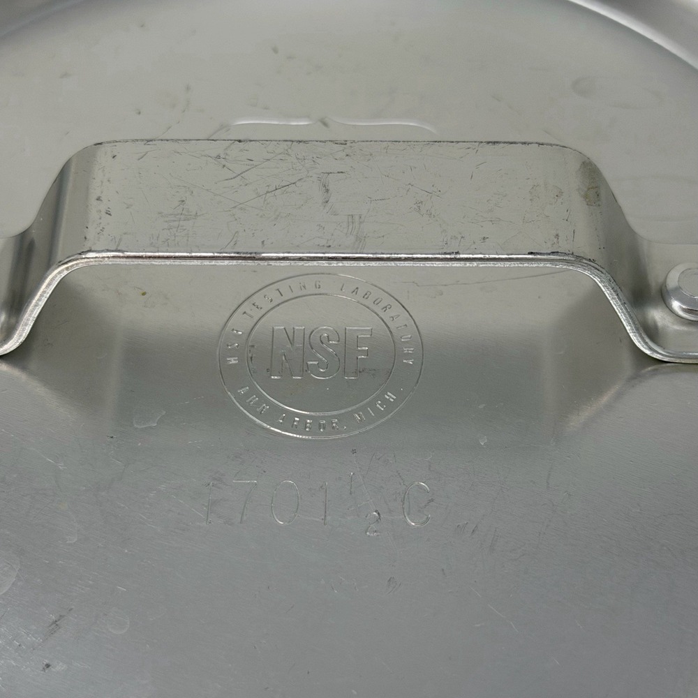6.5" Aluminum Pot Lid NSF Commercial 1701 1/2 C Replacement Made USA - Picture 5 of 10